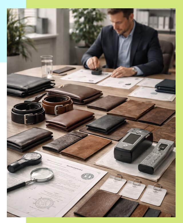 Сертификация кожаных изделий в Кимрах от 12527 р. | Алешин-Кмы