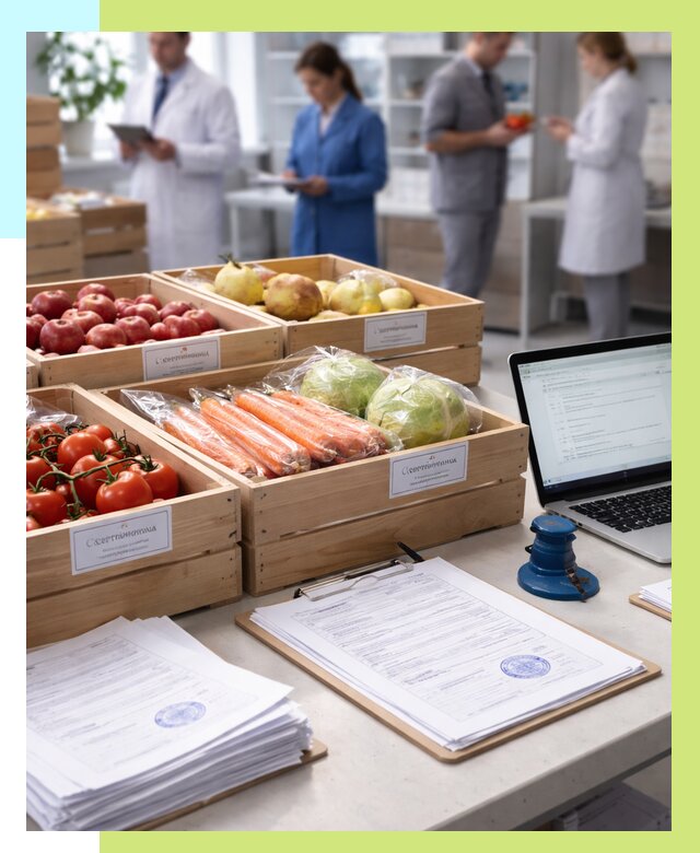 Сертификация овощей и фруктов в Кимрах от 8873 р. | Алешин-Кмы