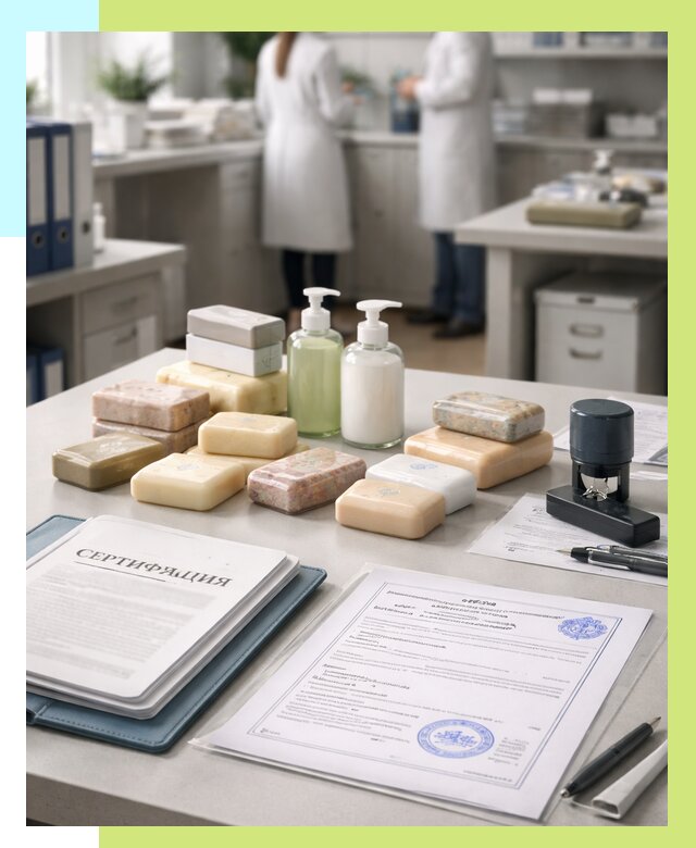 Сертификация мыла и сертификат на мыло в Кимрах от 12527 | Алешин-Кмы