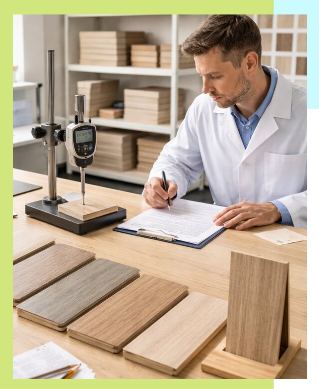 Сертификация ламината с испытаниями и оформлением документов в Кимрах