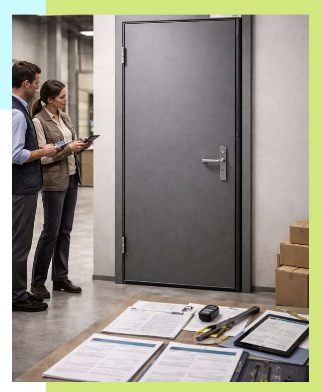 Сертификация противопожарных дверей в Кимрах от 9395 р. | Алешин-Кмы