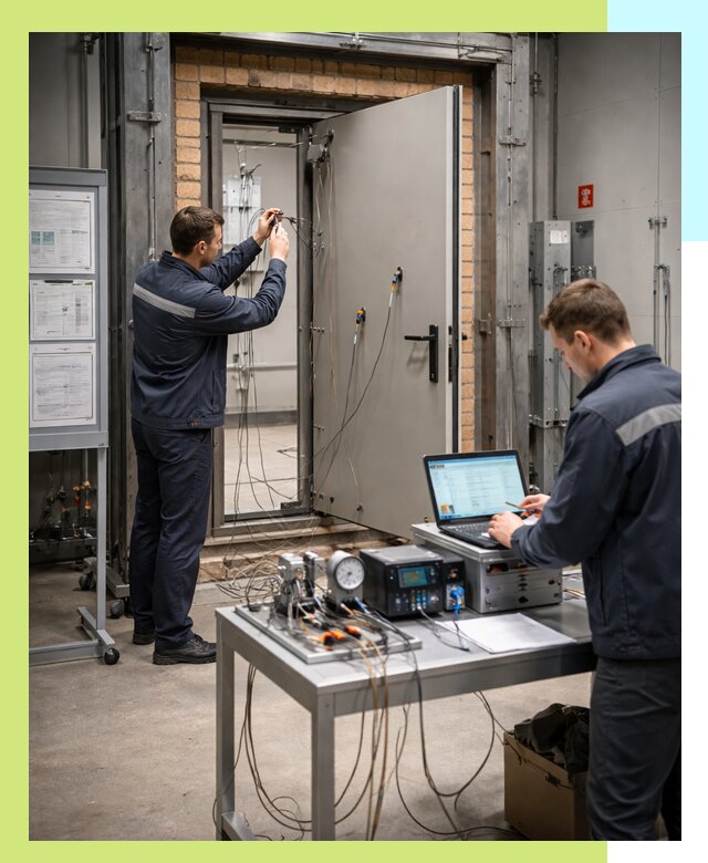 Сертификация противопожарных дверей в Кимрах по ГОСТ и ТР