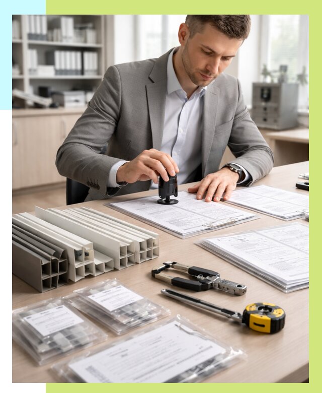 Сертификация ПВХ продукции в Кимрах от 8873 р., Алешин-Кмы