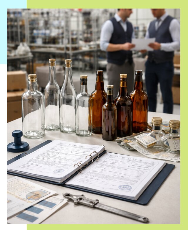 Сертификация стеклянных бутылок в Кимрах от 26098 р. | Алешин-Кмы