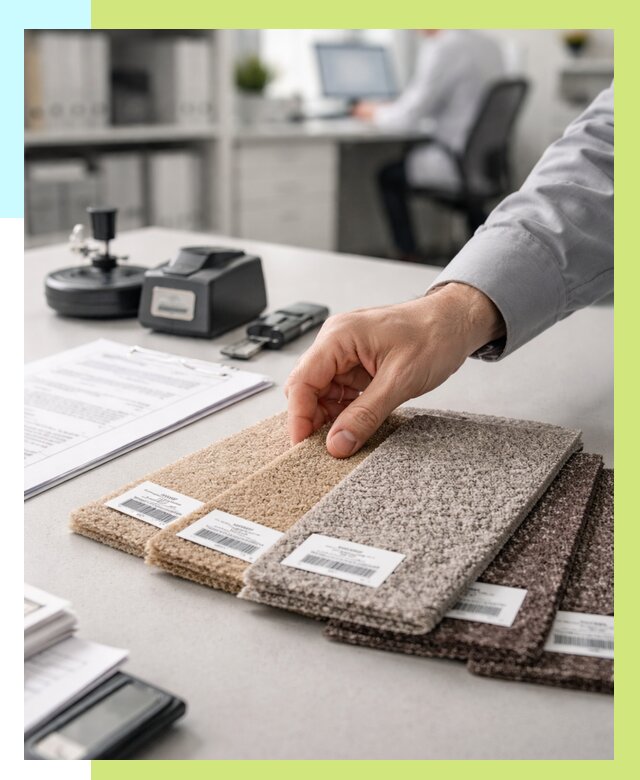 Сертификация ковролина в Кимрах от 15659 р., Алешин-Кмы