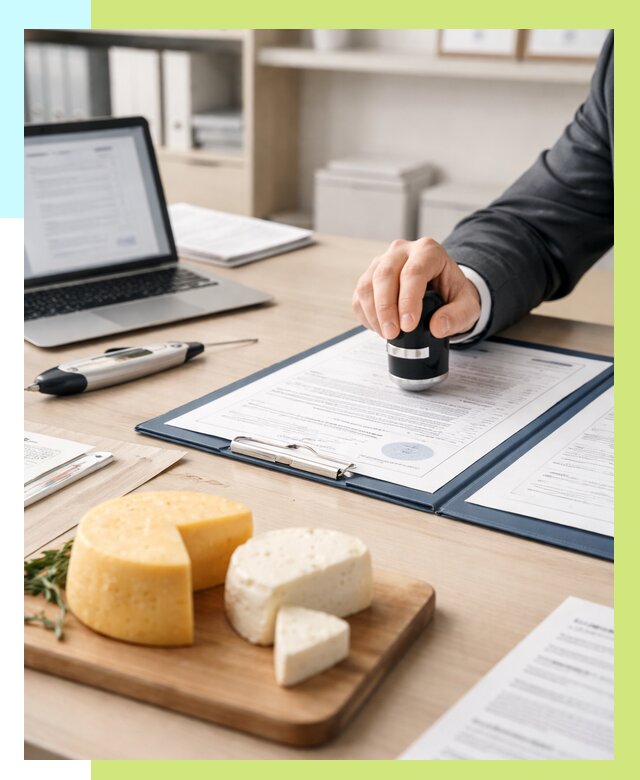 Сертификация сыров в Кимрах от 15659 р | Сертификат на сыр Алешин-Кмы