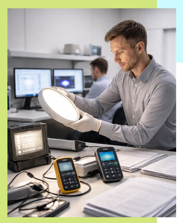 Сертификация светильников в Кимрах: испытания и оформление