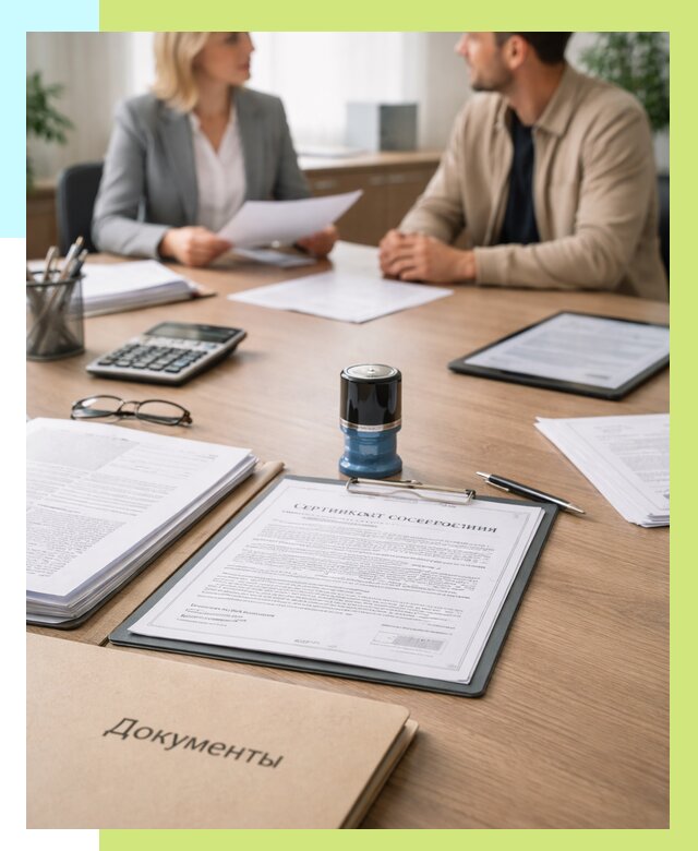 Сертификат соответствия на продукцию в Кимрах от 15659 р.|Алешин-Кмы