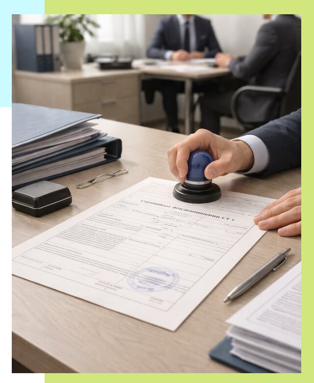 Сертификат происхождения СТ 1 в Кимрах от 4698 р. | Алешин-Кмы