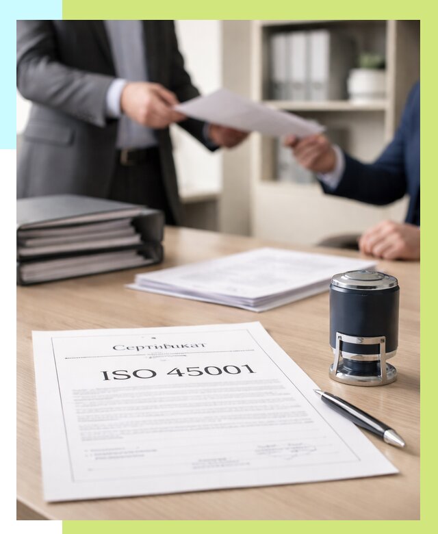 Сертификат ISO 45001 в Кимрах под ключ от 46976 р. | Алешин-Кмы