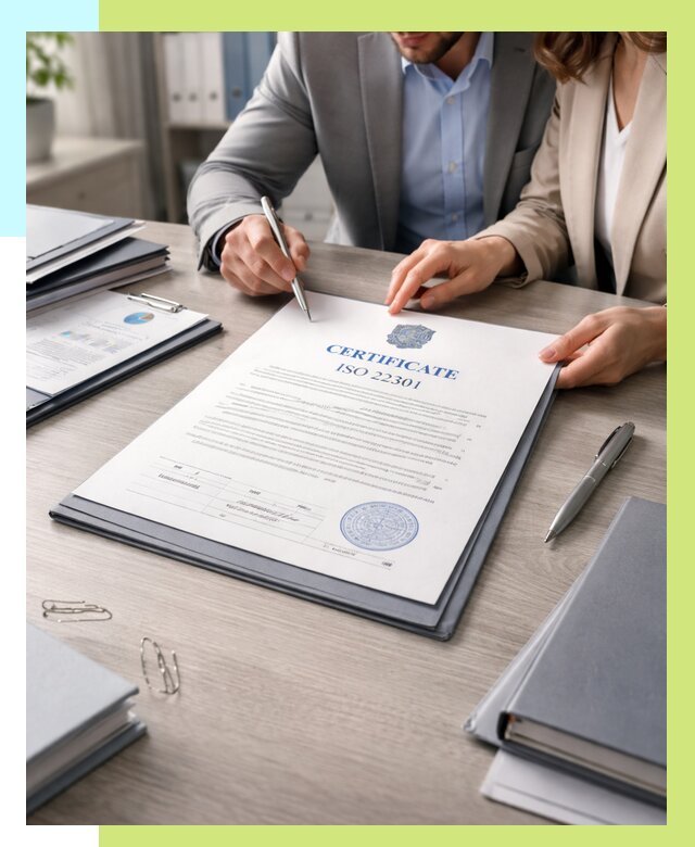 Сертификат ISO 22301 в Кимрах от 46976 р. | Алешин-Кмы срочно