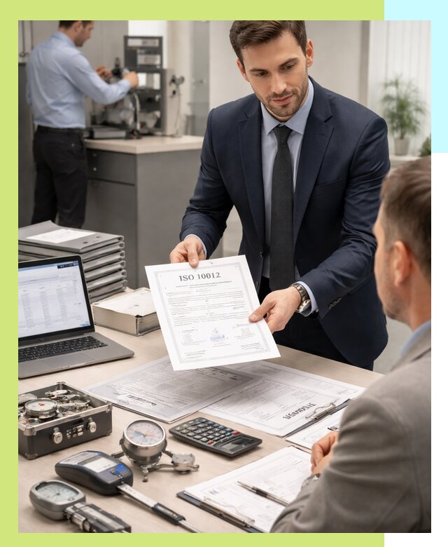 Выдача сертификата ISO 10012 по требованиям метрологии в Кимрах