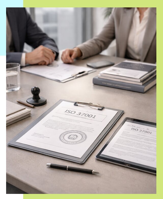 Сертификат ISO 37001 в Кимрах оформить от 125268 р. Алешин-Кмы