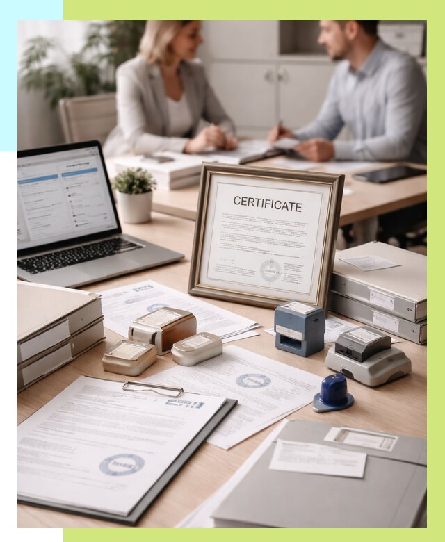 Сертификация компании в Кимрах от 46976 р. | Алешин-Кмы — заказ